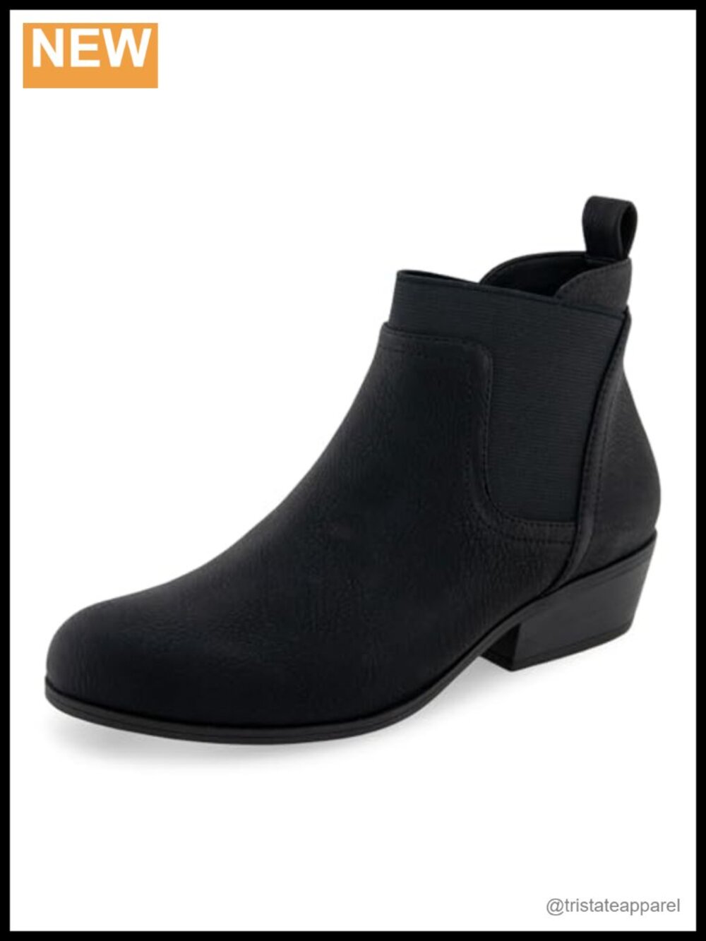 Aerosoles Women's Caddie Chelsea Boots Ankle Booties Faux Leather Pull-On